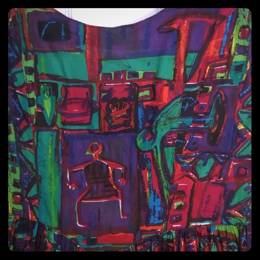 Beautiful jewel-toned sundress